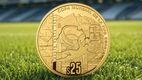 Mundial 2026: moneda exclusiva de oro inspirada en Monterrey. Foto: ChatGPT
