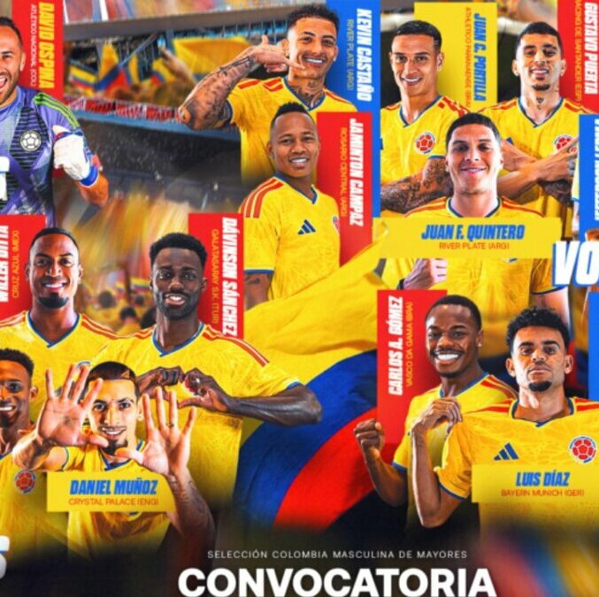 Colombia forma parte del Grupo K del Mundial 2026 (fcf.com.co)
