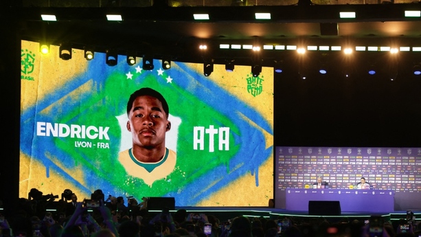 Endrick hará su debut con la Selección de Brasil a los 19 años durante el Mundial 2026. Foto: Reuters
