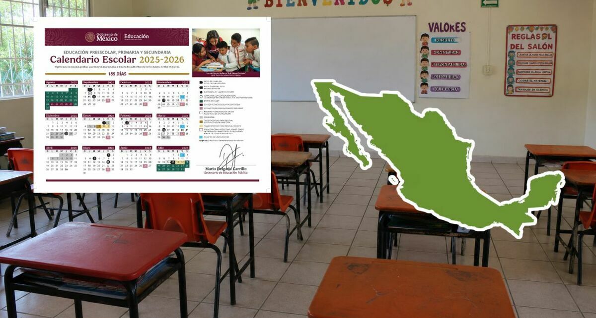 Esta es la fecha de fin de clases 2025-2026 para cada estado de México. (FOTO: ChatGPT y Especial).