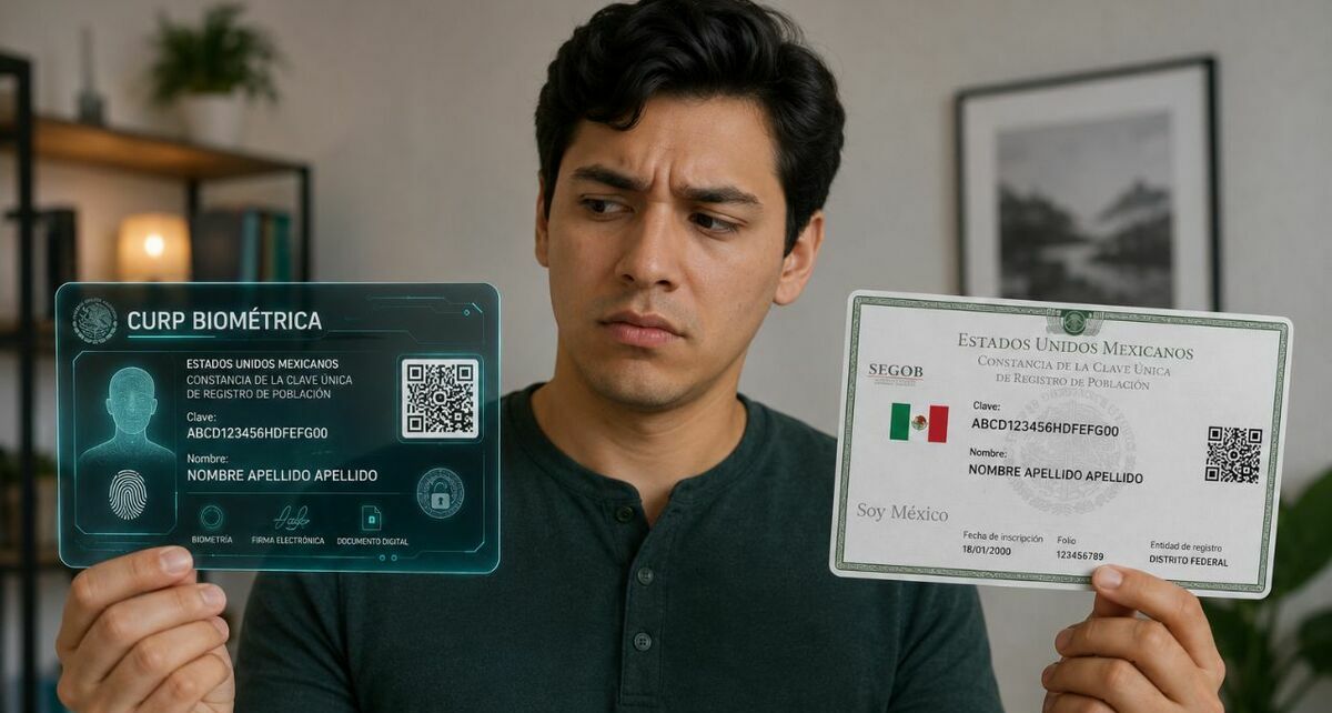 ¿Te pedirán la nueva CURP biométrica? Estas son las diferencias con la tradicional. (FOTO: ChatGPT).