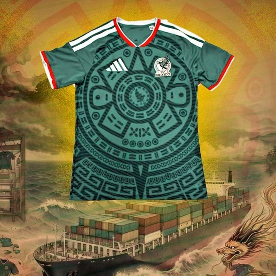 La ruta de los jerseys piratas del Mundial (Diseño mediotiempo)
