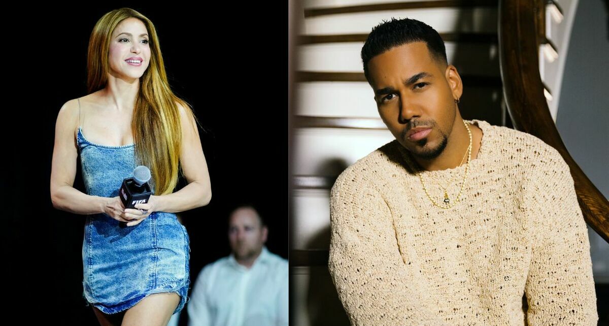 Shakira y Romeo Santos en un dueto que solo la Inteligencia Artificial pensó. Foto: Reuters/Deezer