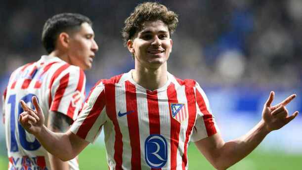 Julián Álvarez sacó a relucir la magia (EFE)