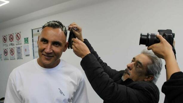 Keylor Navas colaboró para realizar su figura en el Museo de Cera (Cortesía)