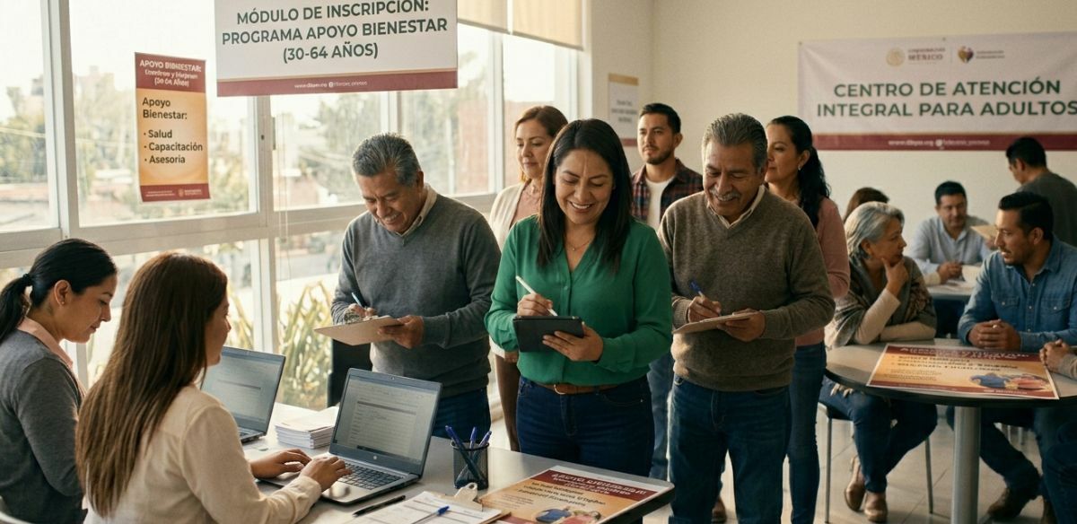 Lanzan convocatoria de apoyo bienestar para hombres y mujeres de 30 a 64 años | Foto: Gemini AI