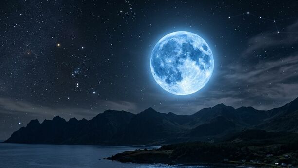 ¿Cuándo y dónde se podrá ver la Luna Azul de mayo? | Foto: Gemini AI