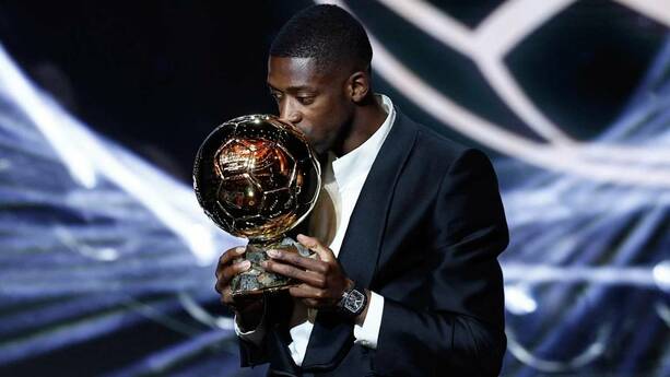Ousmane Dembélé se quedó con el Balón de Oro 2025 (Reuters)