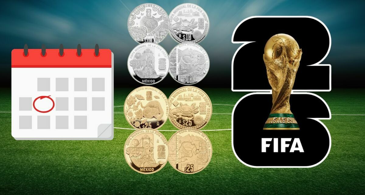 ¿Aún puedes conseguirlas? Así puedes encontrar monedas del Mundial 2026. (FOTO: Especial).