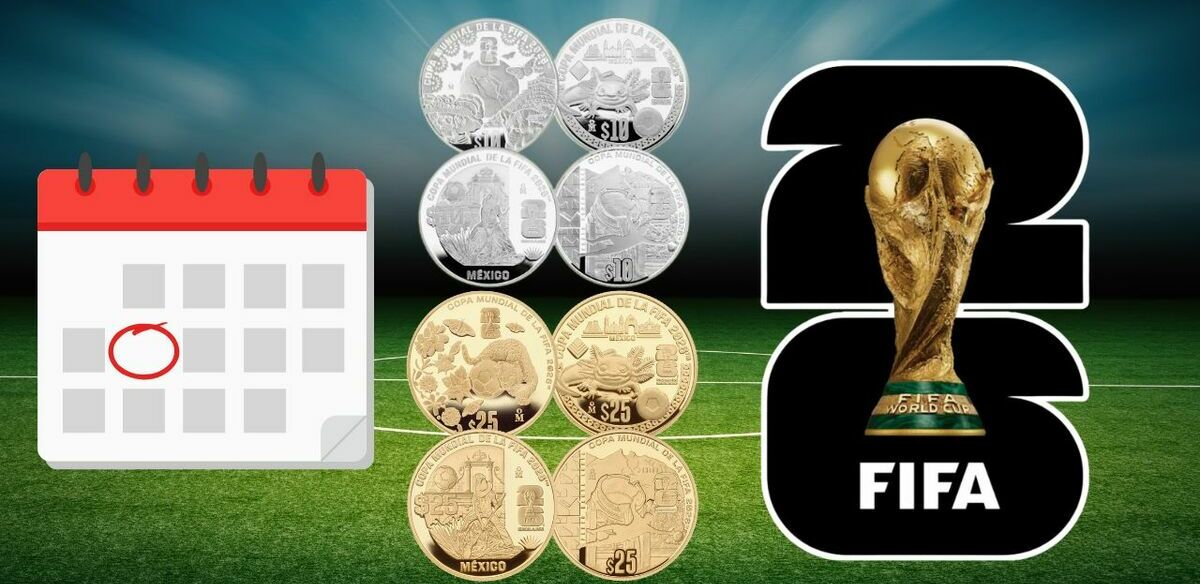 ¿Aún puedes conseguirlas? Así puedes encontrar monedas del Mundial 2026. (FOTO: Especial).