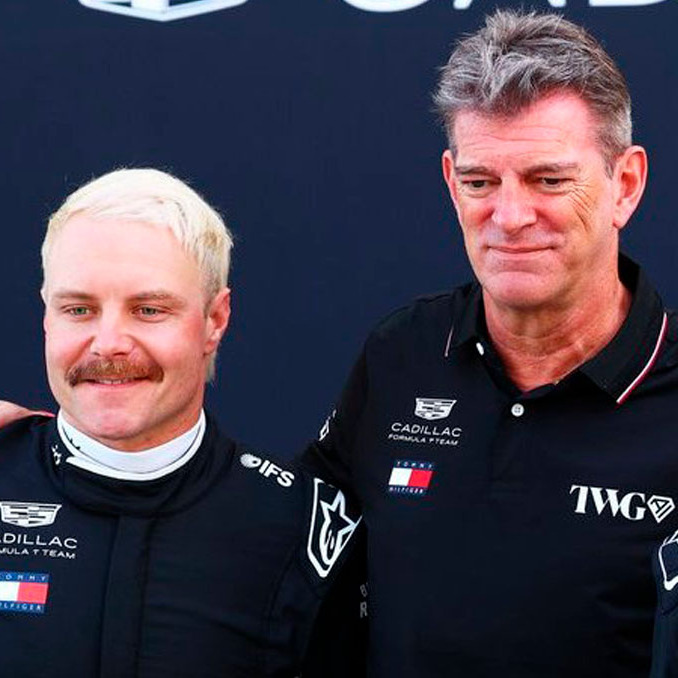 Bottas, Lowdon y Checo Pérez, las caras visibles en Cadillac. (Foto: X @F1)