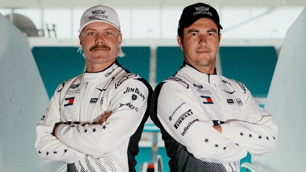 Valtteri Bottas y Checo Pérez, pilotos de Cadillac en F1 (X @Cadillac_F1)