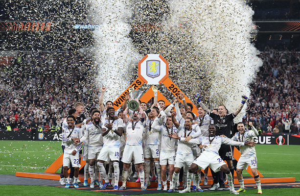 Aston Villa se coronó en la Europa League. (Foto: Reuters)