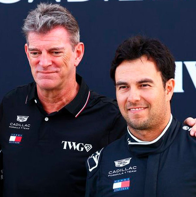 Bottas, Lowdon y Checo Pérez, las caras visibles en Cadillac. (Foto: X @F1)