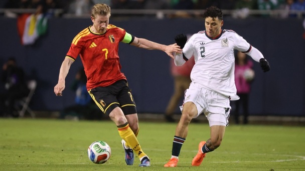 Kevin De Bruyne se enfrentó con Bélgica ante la Selección Mexicana (Reuters)
