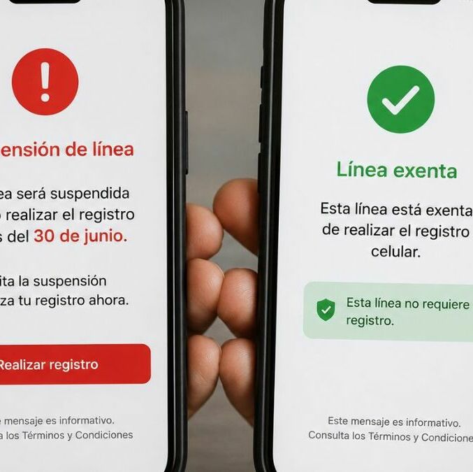 ¿Qué líneas telefónicas sí deben registrarse y cuáles están exentas del trámite? Foto: ChatGPT
