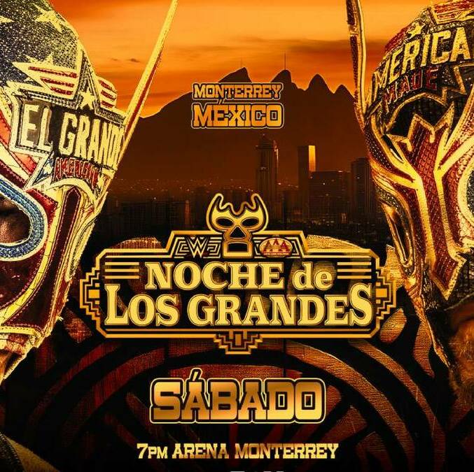 La Noche de los Grandes se realiza este sábado en la Arena Monterrey (Cortesía AAA)