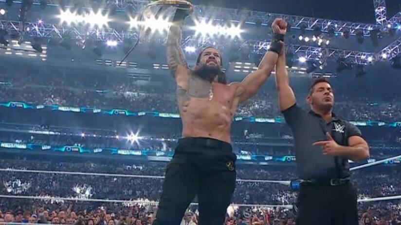 Roman Reigns es el nuevo Campeón del Mundo (Captura WWE)