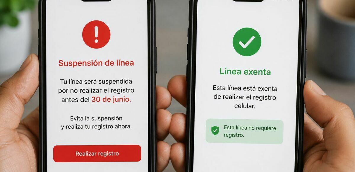 ¿Qué líneas telefónicas sí deben registrarse y cuáles están exentas del trámite? Foto: ChatGPT