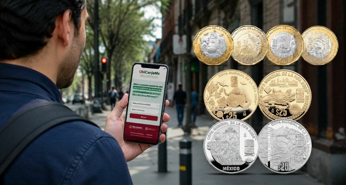 Las monedas conmemorativas del Mundial 2026 ya están disponibles en bancos y centros autorizados. Foto: ChatGPT