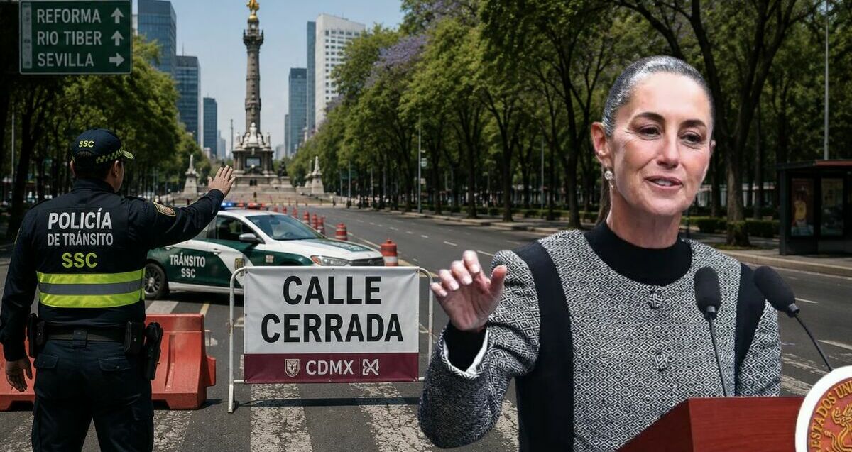 Estas son las vialidades afectadas en CDMX hoy 31 de mayo por informe de Sheinbaum. (Mexsport y ChatGPT).
