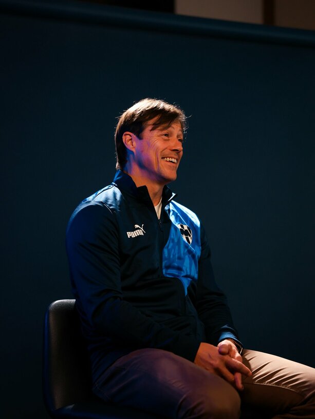 Almeyda se mostró contento con el nuevo proyecto. (Foto: Rayados)