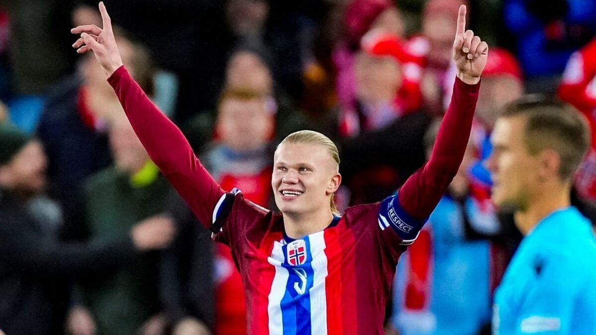 Erling Haaland aspira a ser el referente con la selección de Noruega en el Mundial 2026 (FOTO: Reuters)