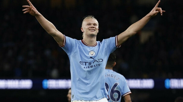 Erling Haaland el delantero que se mantiene en la élite del Futbol europeo (FOTO: Reuters)