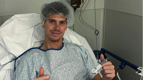 Juan Foyth subió a sus redes sociales su operación del tendón de Aquiles (FOTO: Instagram @juanfoyth)