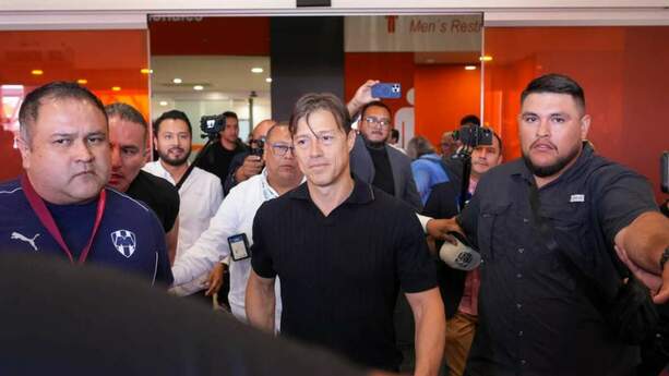 Matías Almeyda ya llegó a Monterrey (Roberto Alanís)