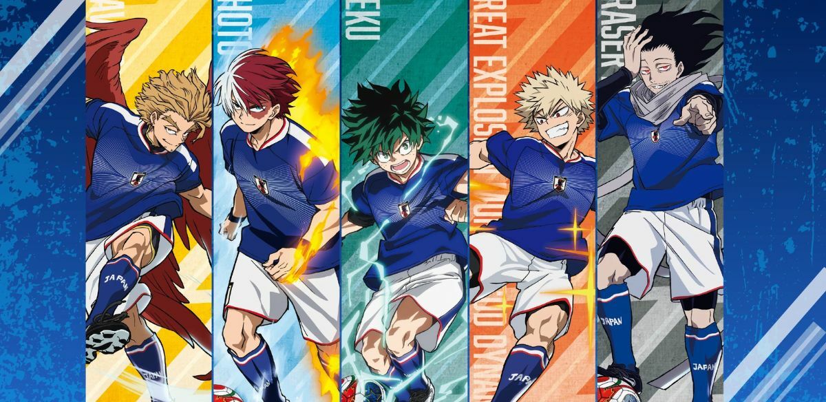 My Hero Academia presenta camisetas y productos especiales junto a la selección nacional de Japón | Foto: JFA