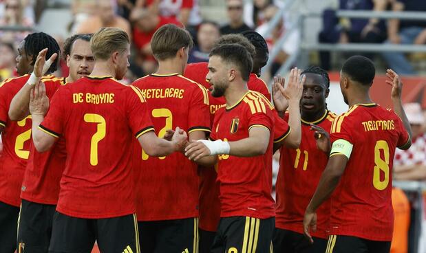 Bélgica se fue contenta por el resultado. (Foto: EFE)