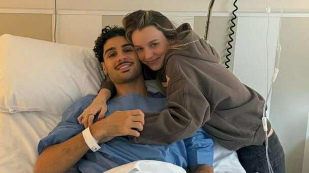 Johnny Cardoso y su esposa Raquel Areco tras su operación (FOTO: Instagram @johnny _l01)