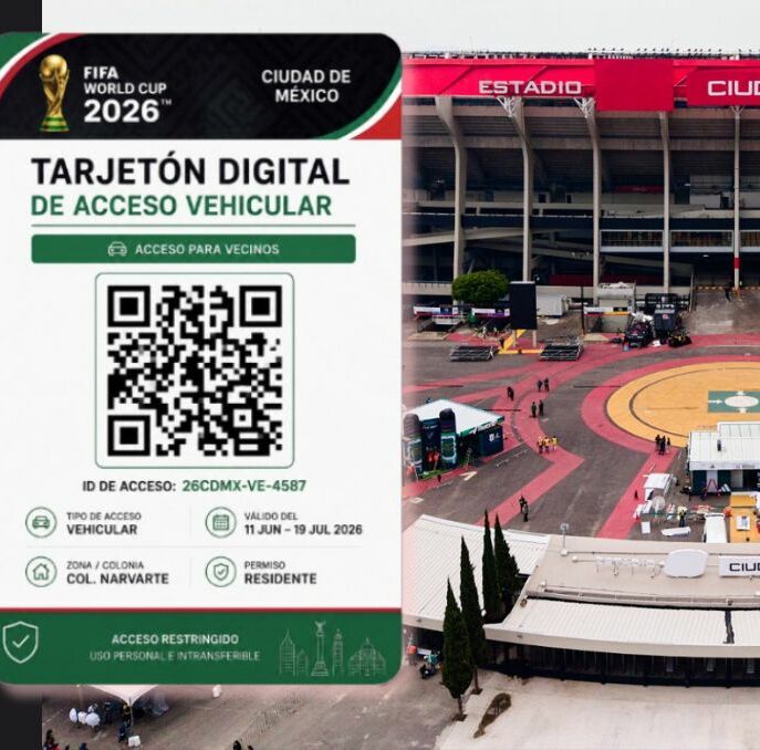 Tarjetón Digital para el Mundial 2026: todo lo que debes saber si vives cerca del estadio | Foto: Mexsports y Gemini