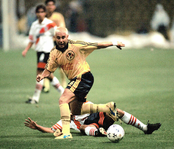 Antonio Mohamed, líder con Toros Neza, disputó con América la Libertadores de 1998, la primera para México. (Foto: Mexsport)