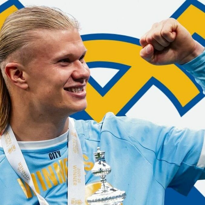 Erling Haaland podría llegar al Real Madrid, según promesa de campaña (Fotografía: X @ErlingHaaland)