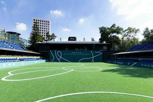 El Estadio VOLVO fue inaugurado por leyendas del Tricolor (Fotografía: cortesía Sports Week)