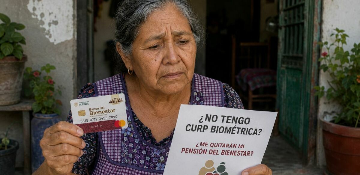 ¿La falta de la CURP Biométrica puede suspender la Pensión Bienestar? Foto: ChatGPT