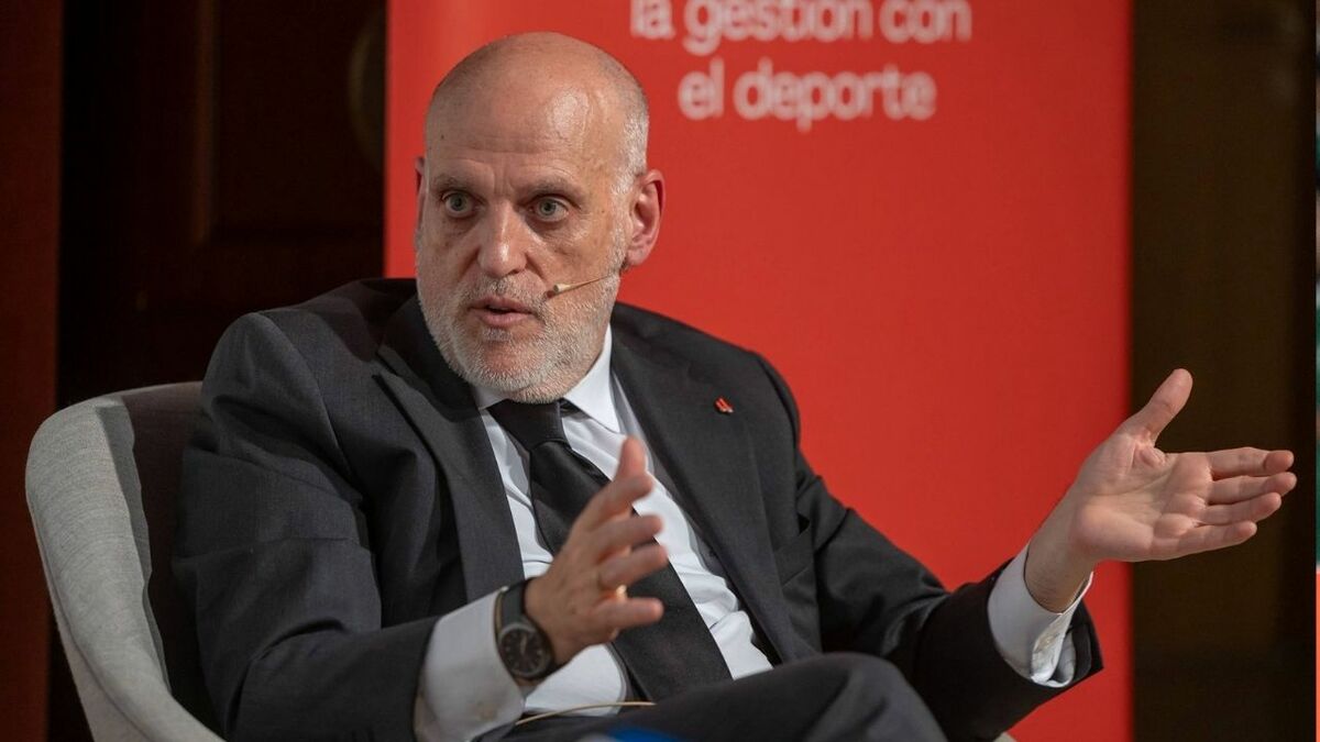 Javer Tebas opinó de la forma de trabajo de la Liga MX (Fotografía: X @Tebasjavier)