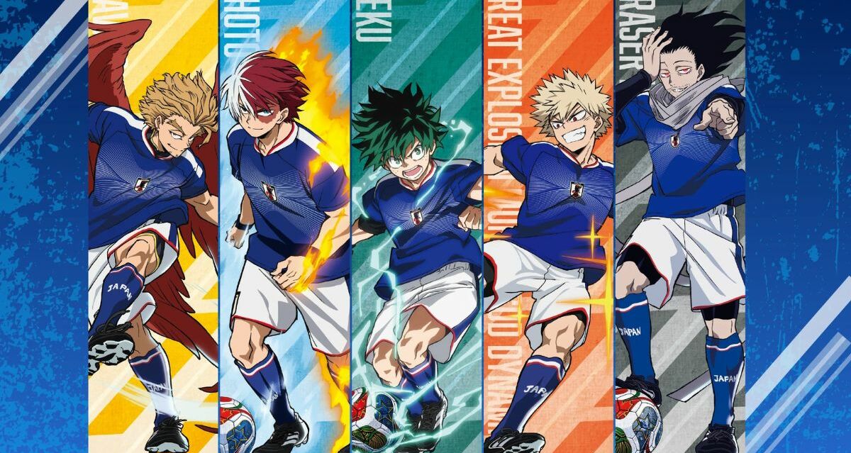 My Hero Academia presenta camisetas y productos especiales junto a la selección nacional de Japón | Foto: JFA