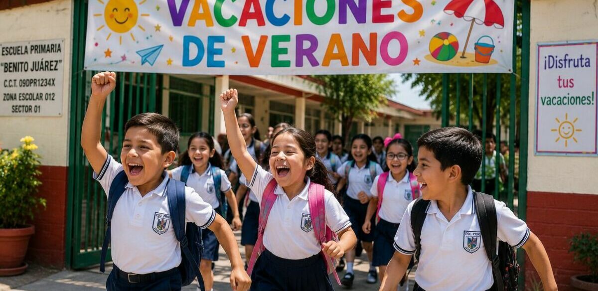 SEP: estudiantes que terminan clases antes del 15 de julio y tienen vacaciones anticipadas. Foto: ChatGPT