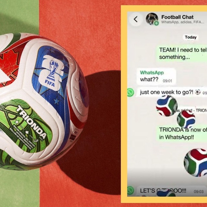 El balón del Mundial 2026 ahora es un emoji (Cortesía adidas)