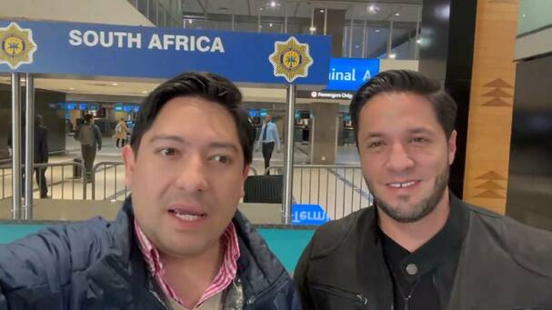 Julio Ibáñez reaparece tras detención en Sudáfrica  / Captura