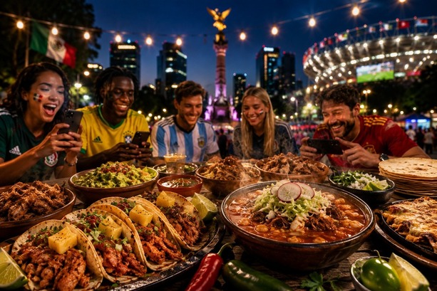 12 lugares en CDMX para comer delicioso y gastar poco en el Mundial 2026. (IA).