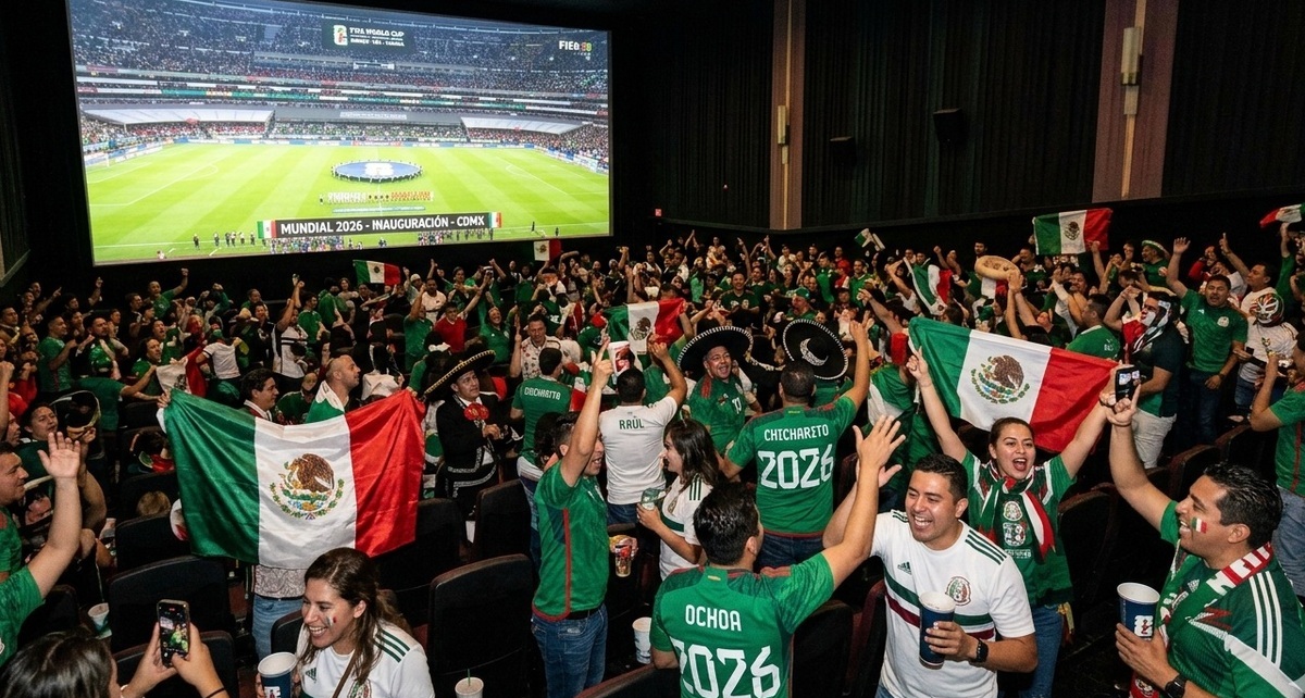 Estos son los precios para ver los partidos del Mundial 2026 en el cine. Foto: Gemini AI