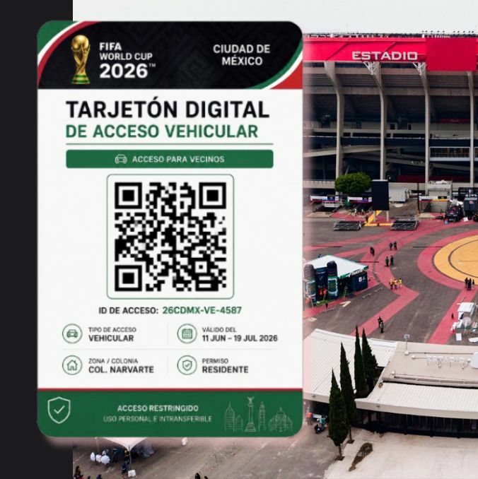 Tarjetón Digital para el Mundial 2026: todo lo que debes saber si vives cerca del estadio | Foto: Mexsports y Gemini
