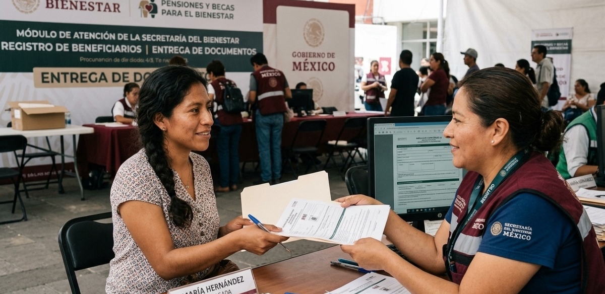 Conoce los requisitos para registrarte al nuevo apoyo del Bienestar 30 a 64 años. Foto: Gemini AI