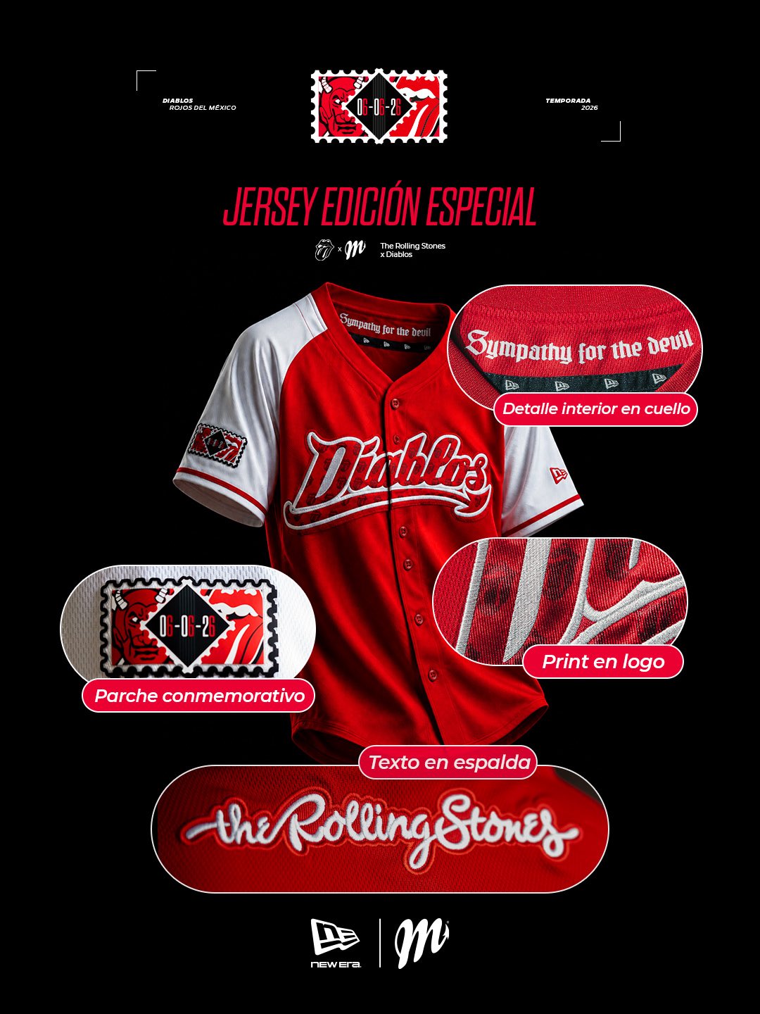 Diablos Rojos x Rolling Stones (@DiablosRojosMX)