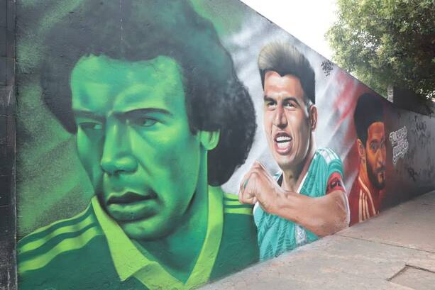El famoso mural del Tricolor está en Toluca  (Foto: Iván Carmona)