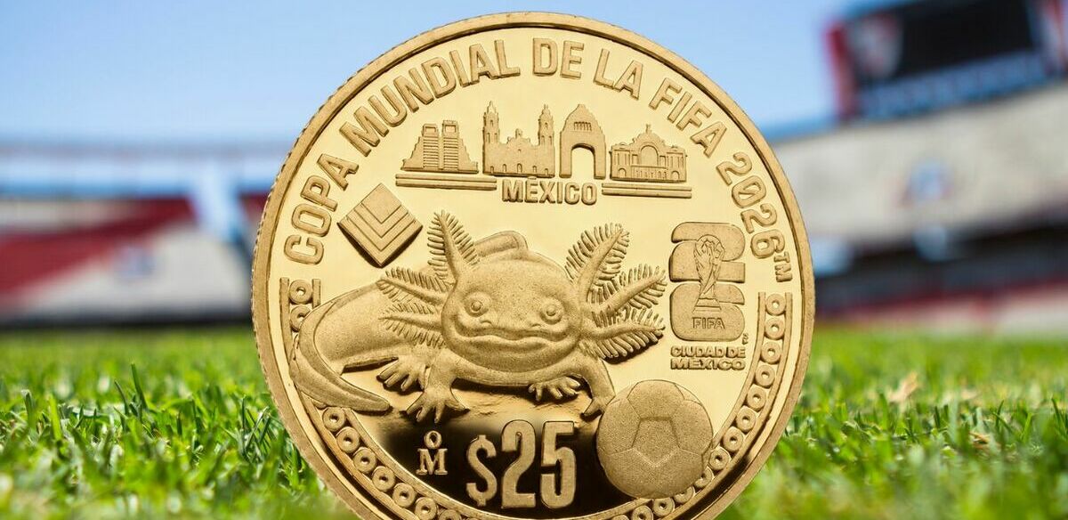 Así es la moneda de oro con ajolote del Mundial 2026 y en estos puntos podrás adquirirla. Foto: ChatGPT